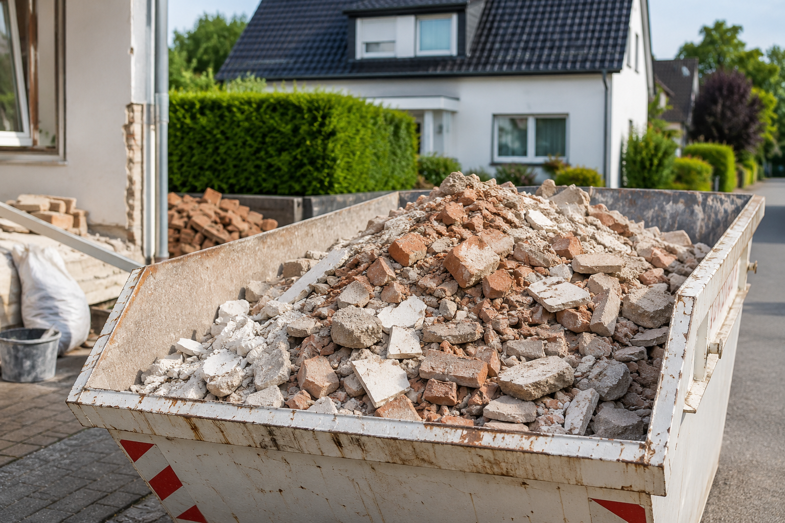 Bauschutt in Hattingen entsorgen: Container oder Hof?