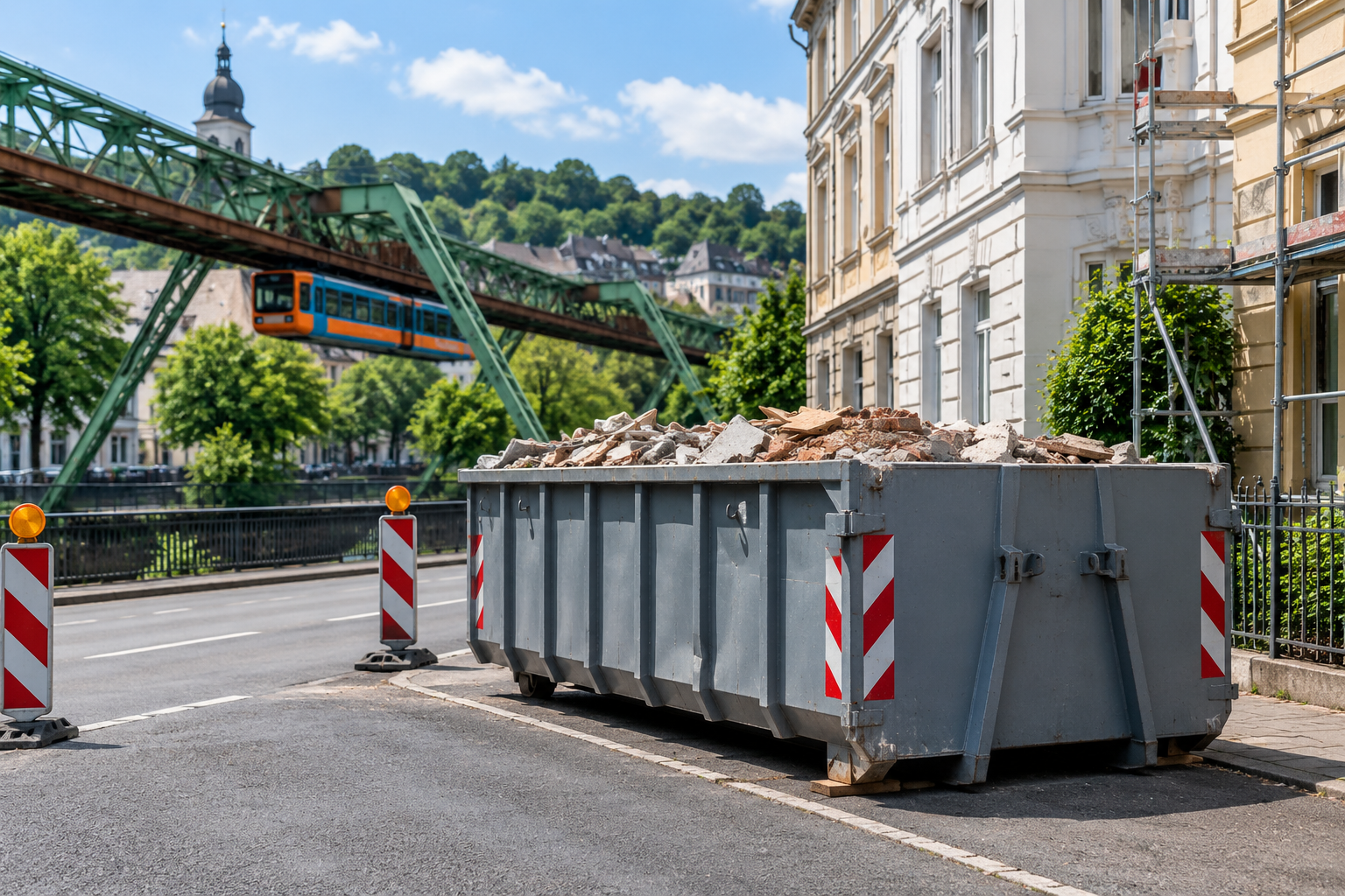 Container in Wuppertal aufstellen: Genehmigung & Tipps