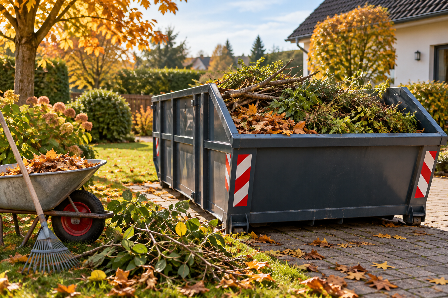 Gartenabfälle im Herbst entsorgen
