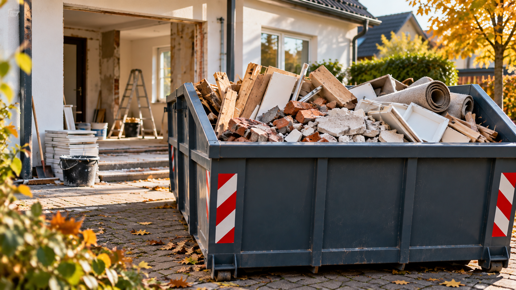 Renovieren vor dem Winter: Welcher Container passt?
