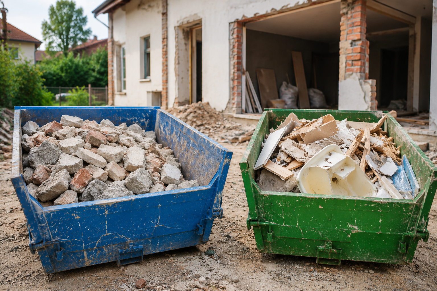 Baumischabfall oder Bauschutt – Was ist günstiger in Recklinghausen?