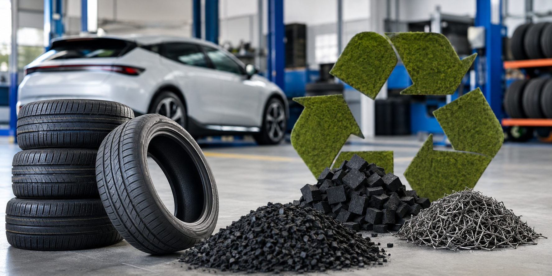 E-Auto-Reifen entsorgen: Recycling & Entsorgung